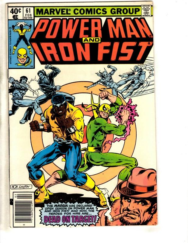 7 Power Man Marvel Comic Books # 47 52 56 59 60 61 62 Iron Fist Defenders CR35