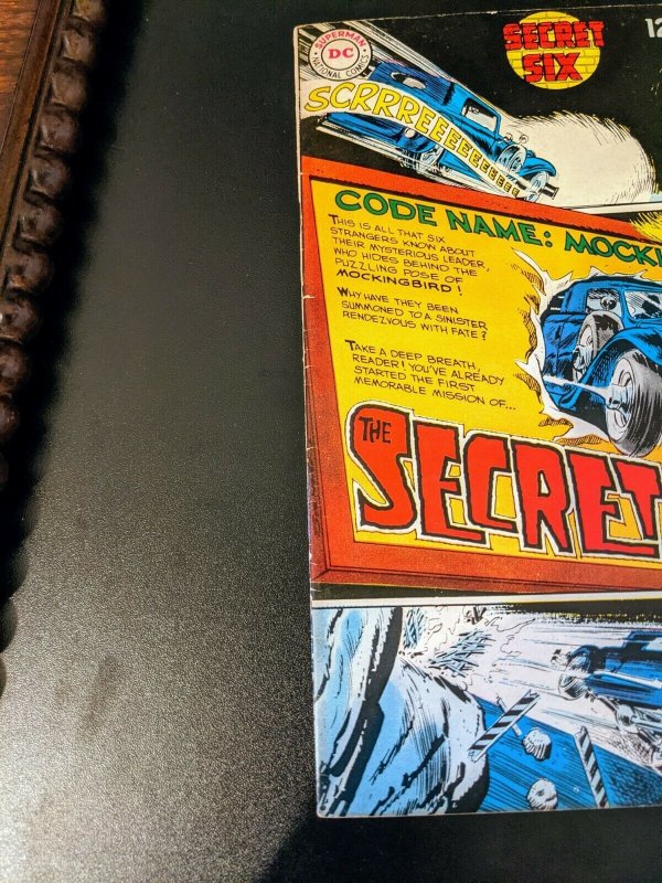 Secret Six #1 (1968) 1st Series and 1st Team Appearance. Beautiful. Pics.