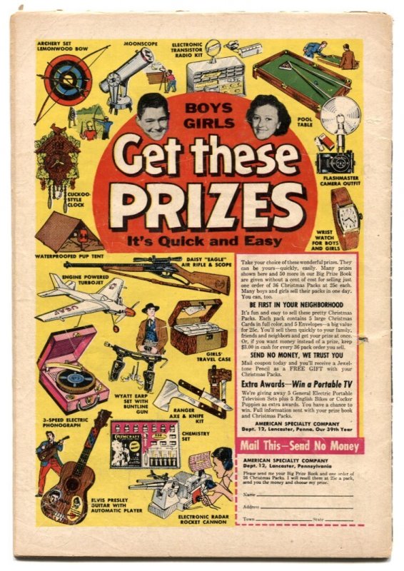 Adventures Of Rex The Wonder Dog #36  1957 - DC  -VG - Comic Book