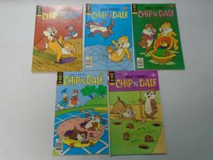 Chip 'n' Dale Disney comic lot 10 different issues (1967) 5.0 VG/FN