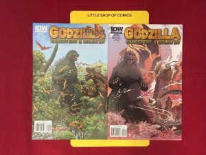 Godzilla Gangsters and Goliaths #1 2 3 4 5 Darrow Cover 1-5 Set 1st Mothra IDW