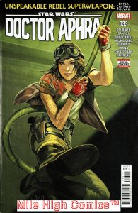 STAR WARS: DOCTOR APHRA (2016 Series)  (MARVEL) #33 Good Comics Book 