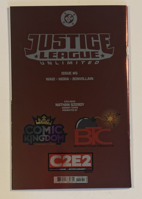 Justice League Unlimited #5 FOIL Exclusive Szerdy Art! 