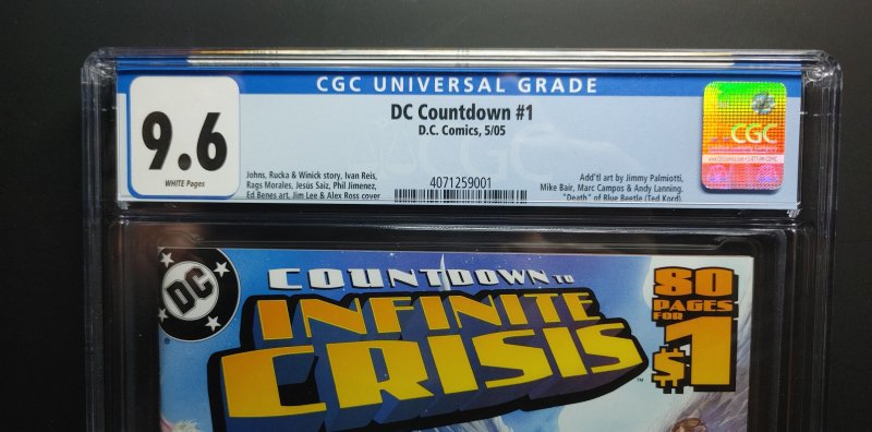 Countdown to Infinite Crisis (2005) Alex Ross CGC 9.6