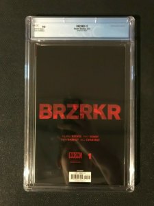 BRZRKR # 1 Brooks Foil Variant CGC 9.8 Boom Studios Keanu Reeves 