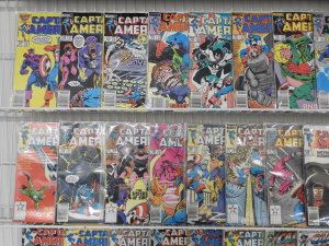 Wonderful Lot 97 Captain America Comics W/ Secret Wars II #1-9 Avg VF+ Condition