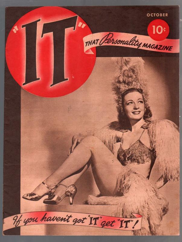 It #1 10/1940-1st Issue-All-Star-cheesecake-pin-ups-Mae West-Hedy LaMarr-VF-