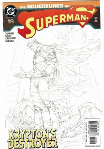 Adventures of Superman #625 2nd Print, Turner Sketch - NM