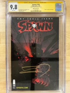 Spawn #100 Miller Cover (2000) CGCSS 9.8 Signed by Frank Miller