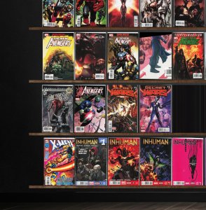 Huge Lot 140+ Comics with Avengers, X-Force, New Avengers, Inhuman & More!