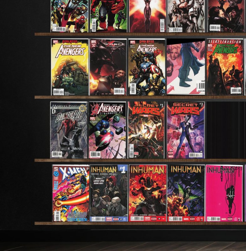 Huge Lot 140+ Comics with Avengers, X-Force, New Avengers, Inhuman & More!