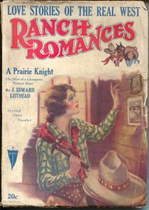 Ranch Romances 2/1929-Clayton-original series-scarce issue-VG