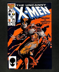 Uncanny X-Men #212 Wolverine Vs. Sabretooth!