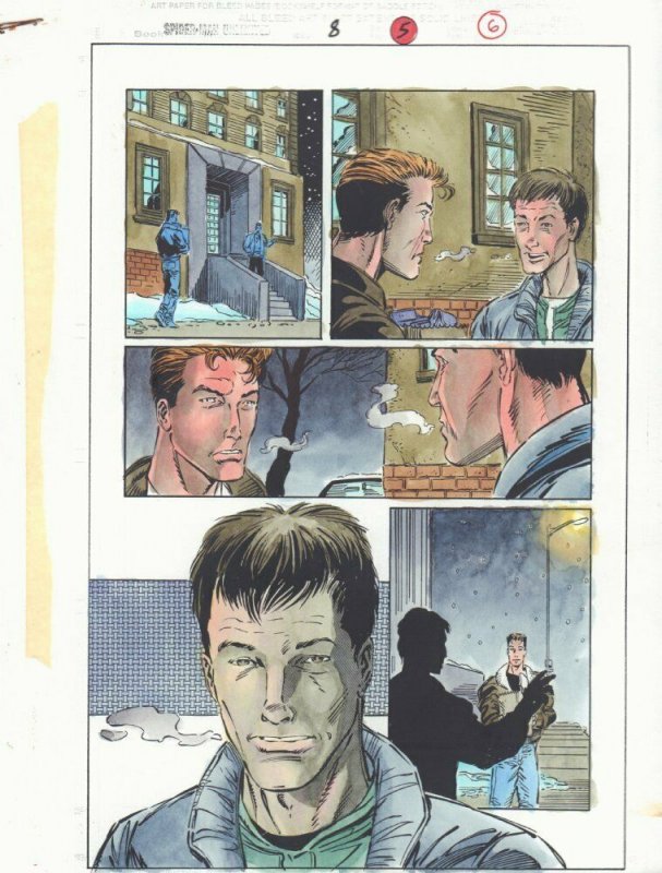 Spider-Man Unlimited #8 p.6 Color Guide Art - Peter - 1996 by John Kalisz