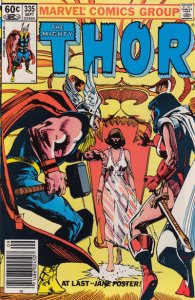 Thor #335 (Mark Jewelers) VG ; Marvel | low grade comic Bill Sienkiewicz