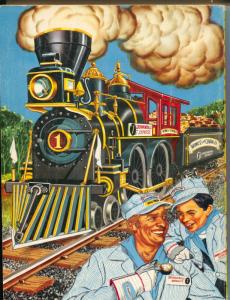 Casey Jones Coloring Book #4579 1958-Alan Hale TV series-VG+