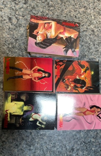 100+ vampirella trading cards  classic gallery /new visions sets. Some doubles