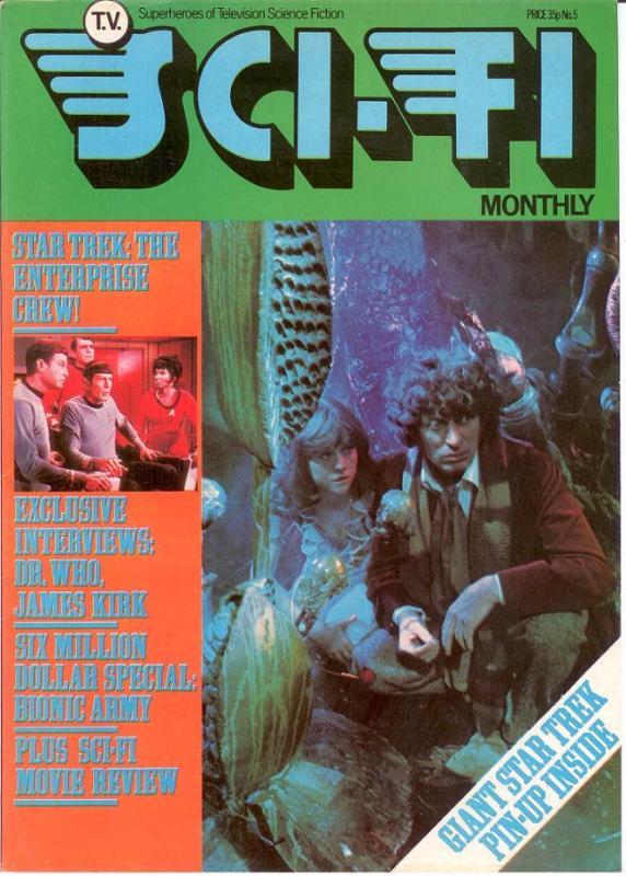 TV SCI FI MONTHLY 5 F-VF 1976 DR WHO CVR; INTERVIEWS: E