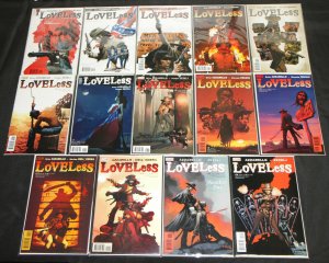 Modern Vertigo LOVELESS 14pc Count High Grade Comic Lot #1-14 Western Civil War