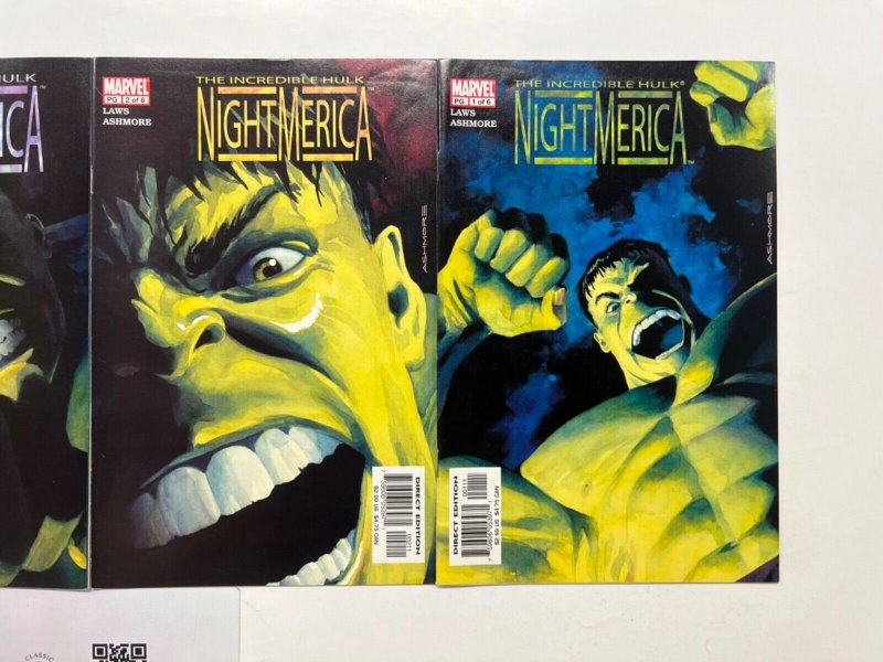 4 Hulk Marvel Books # 1 2 3 4 Iron Man Avengers Defenders Thor X Men 84 JS42