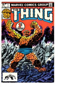 5 The Thing Marvel Comics # 1 2 3 4 5 Fantastic Four Spider-Man She-Hulk BH17
