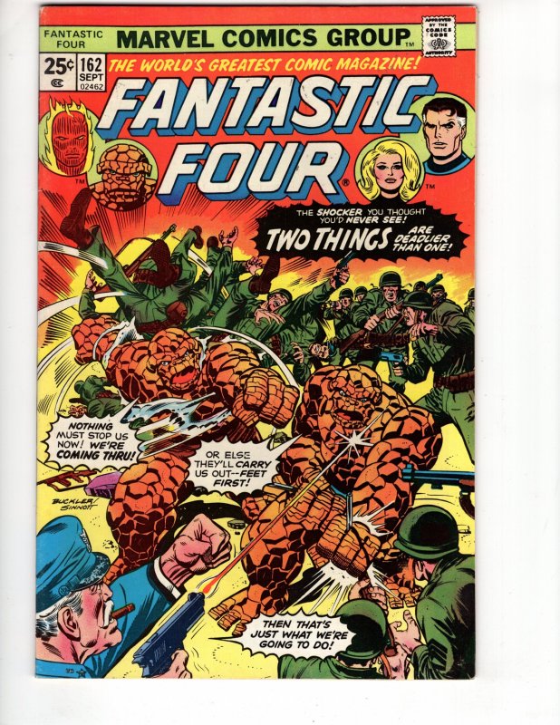 Fantastic Four #162 TWO THINGS ARE DEADLIER THAN ONE!