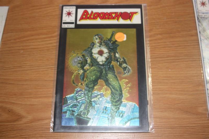 Bloodshot comic  #0 (Mar 1994, Acclaim / Valiant) origin chromium cover 