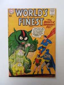 World's Finest Comics #112 (1960) VG- condition moisture staining