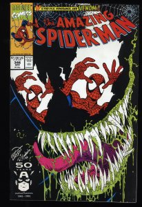 Amazing Spider-Man #346 VF- 7.5 Venom Cover and Appearance!