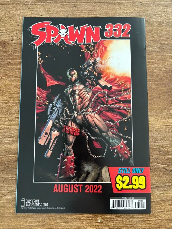 Spawn # 331 NM 1st Print Cover A Image Comic Book Todd McFarlane 4 J288