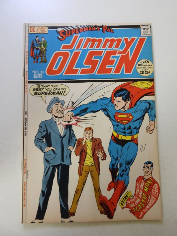 Superman's Pal, Jimmy Olsen #150 (1972) VG+ condition subscription crease