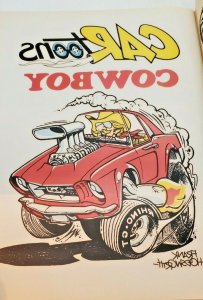 CARtoons Magazine Jan/Feb 1982 w/ Iron ons, Cartoons for the car enthusiasts 