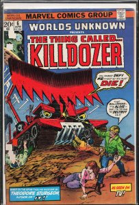Worlds Unknown #6 (1974) Killdozer