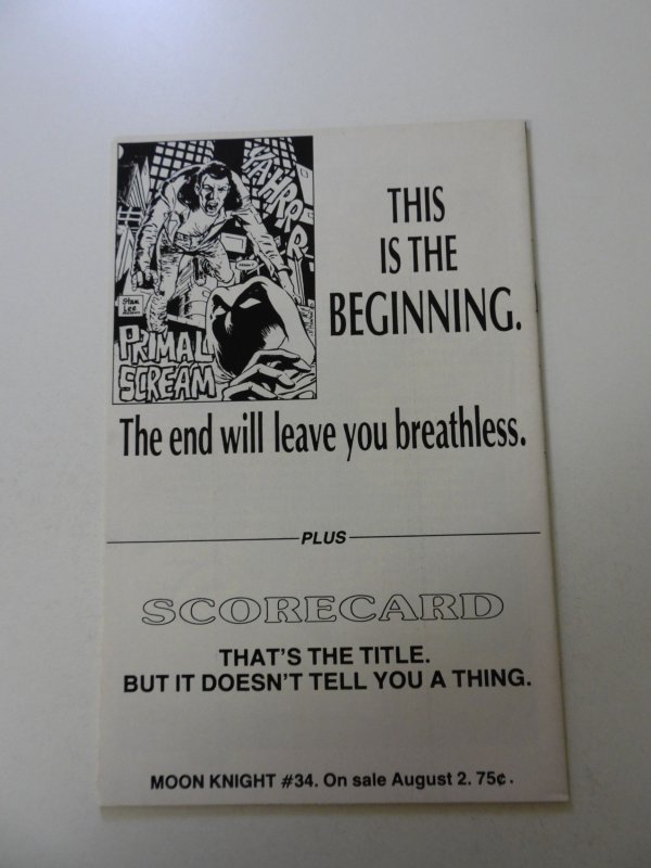 Moon Knight #33 (1983) VF condition