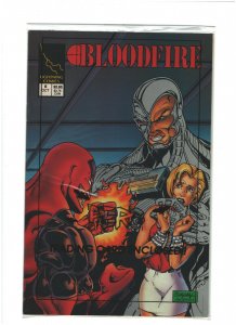 Bloodfire #5 NM- 9.2 Lightning Comics Sealed with Perg Trading Card 1993