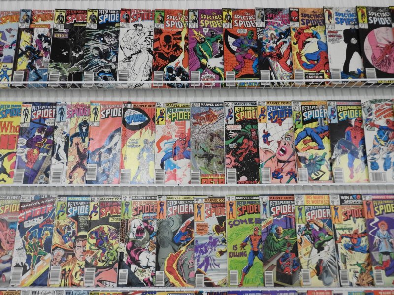 Huge Lot 180 + Comics W/ Spider-man, Thor, Iron Man+ Avg Fine Condition!