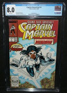 Captain Marvel #v2 #1 -  Monica Rambeau - CGC Grade 8.0 - 1989