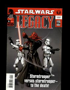 Lot of 10 Star Wars Legacy Dark Horse Comic Books #0 3 4 6 7 8 9 14 16 17  J398