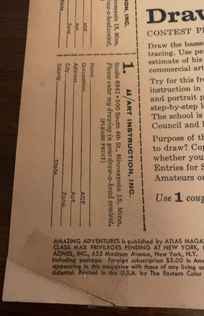 Amazing Adventures #4 (1961)I am X monster classic horror