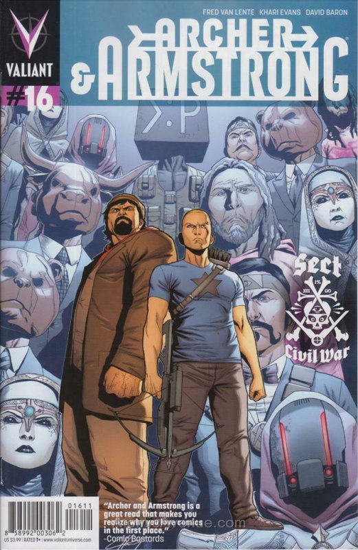 Archer and Armstrong (2nd Series) #16 VF; Valiant | save on shipping - details i