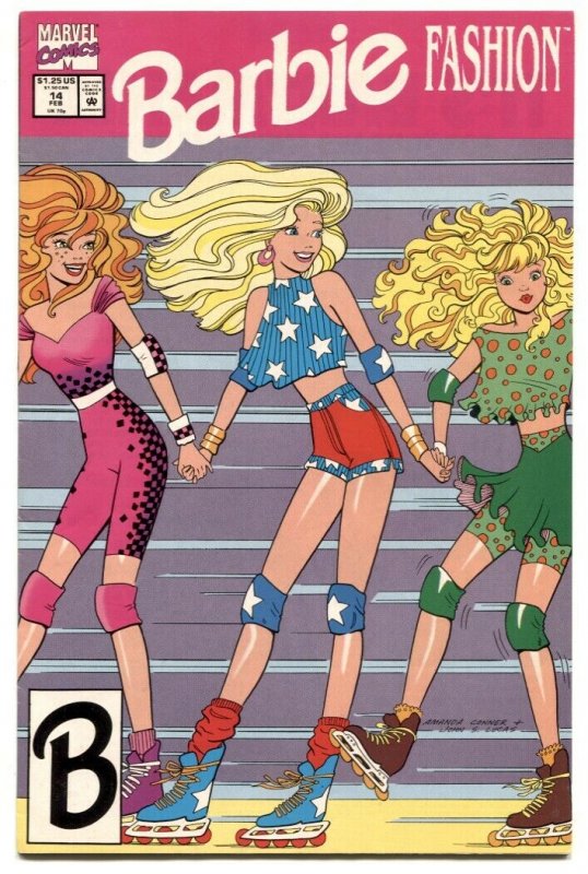 Barbie Fashion #14 1992- Rollerblading cover - Trina Robbins VF/NM 