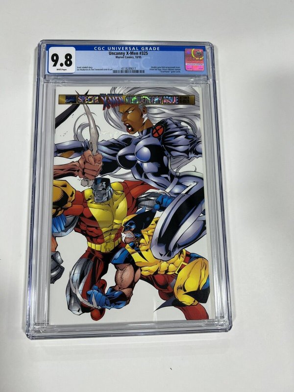 UNCANNY X-MEN 325 CGC 9.8 JOE MADUREIRA WHITE PAGES MARVEL 1995 