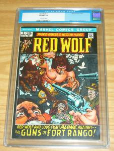 Red Wolf #1 CGC 9.0 bronze age marvel comics - native american super hero 1972