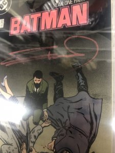 Batman (1987) #404 (CGC 9.6 SS) Signed Frank Miller Year One Story Begins !