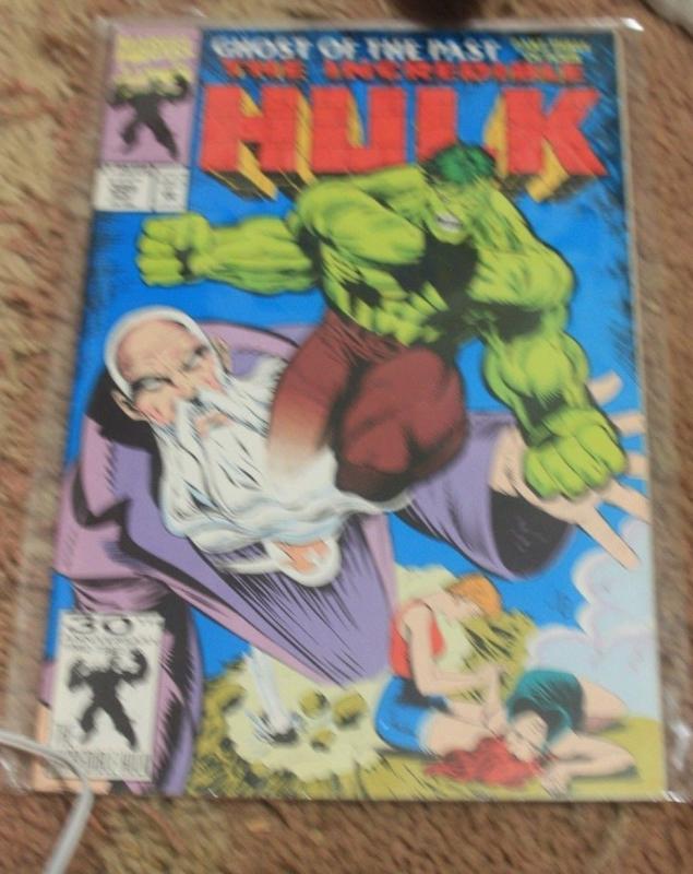 incredible hulk  # 399 1992 marvel the leader ghosts of the past 4 bruce banner 