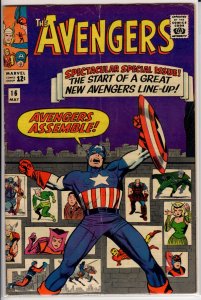 The Avengers #16 (1965) 4.0 VG