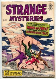 Strange Mysteries #12 1964- Super Golden Age horror pre-code reprints-