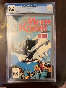 Marc Spector: Moon Knight #1 (1989) - CGC 9.6