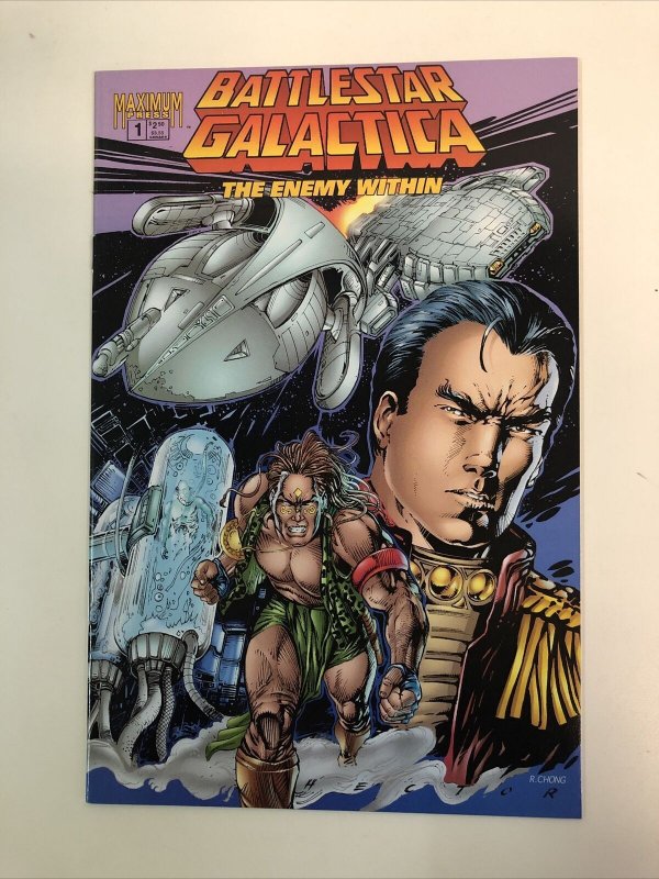 Battlestar Galactica: The Enemy Within (1995) Complete Set # 1-2-3 (NM+) Maximum