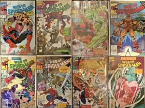 WEB OF SPIDER-MAN #60,69,79,83,91,92,93,115 NM 8 BOOK LOT 